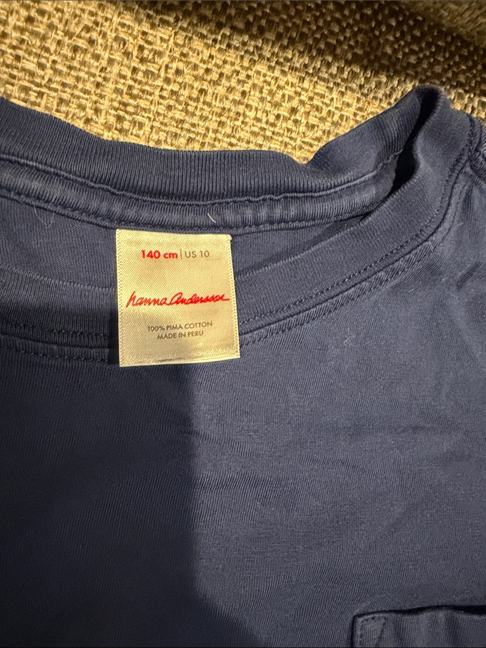 Bundle of 2 Hanna Andersson Crew Pocket Tee - Picture 4 of 5